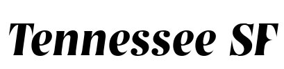 Tennessee SF Font Image