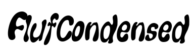 FlufCondensed Font Image