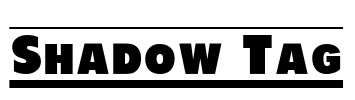 Shadow Tag Font Image