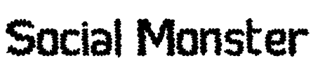 Social Monster Font Image