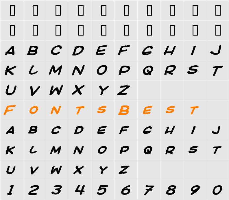 Ki Comic Character Map