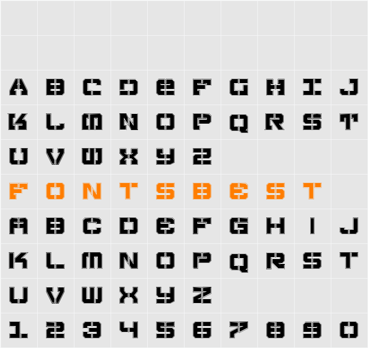 Vyper Pro Character Map