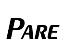 Pare Font Image