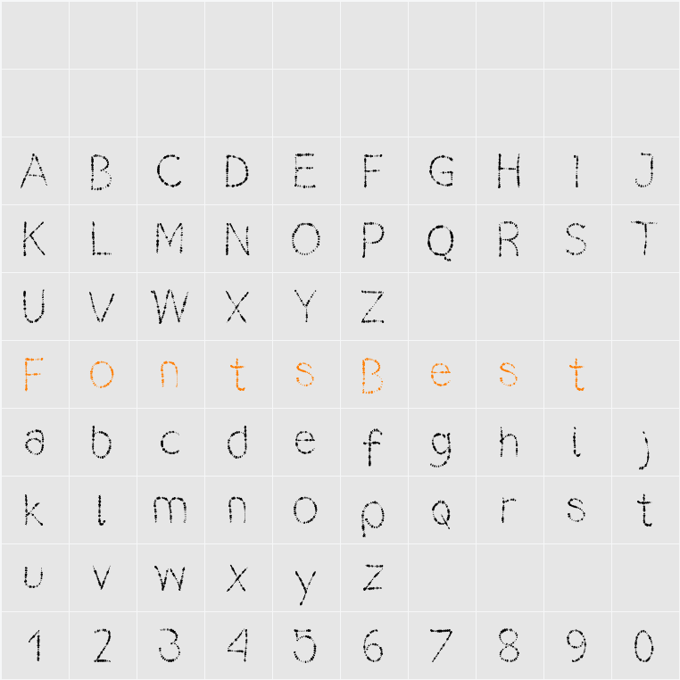 lilas Character Map