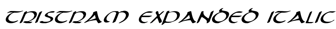 Tristram Expanded Italic