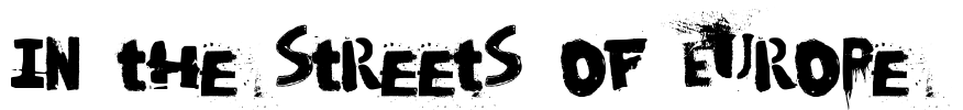 In the streets of Europe Font Image