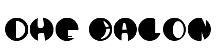 dhe balon Font Image