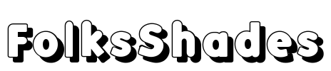 FolksShades Font Image