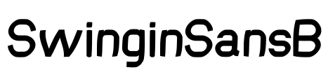 SwinginSansB Font Image
