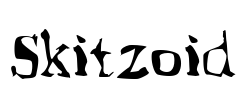 Skitzoid Font Image