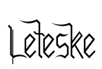 Leteske Font Image