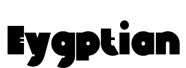 Eygptian Font Image