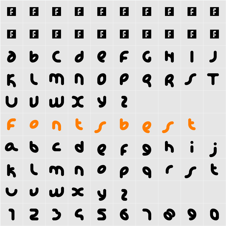 Happi Character Map