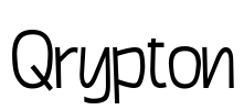 Qrypton Font Image