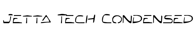 Jetta Tech Condensed Font Image