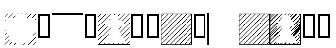 XBobsStandardChess Font Image