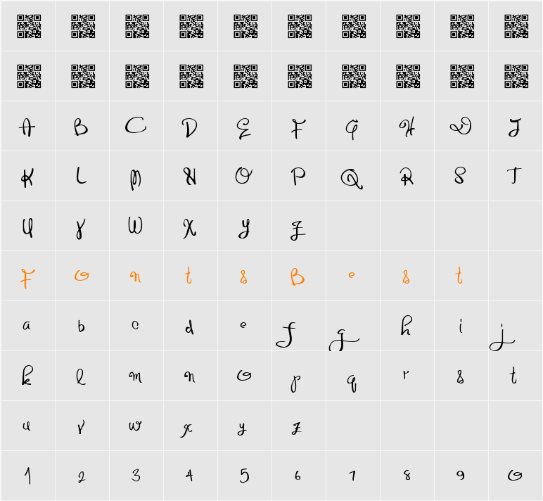 Distinguished Character Map