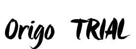 Origo_TRIAL Font Image
