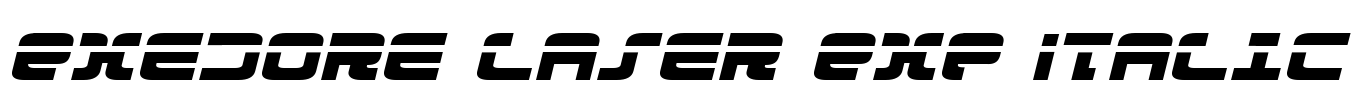 Exedore Laser Exp Italic