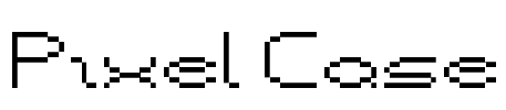 Pixel Case Font Image