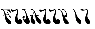 FZ JAZZY 17 Font Image