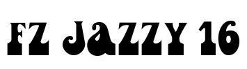 FZ JAZZY 16 Font Image