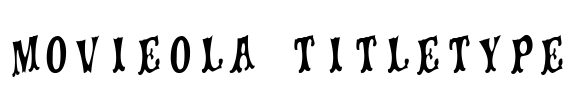 movieola titletype Font Image