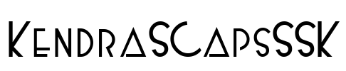 KendraSCapsSSK Font Image