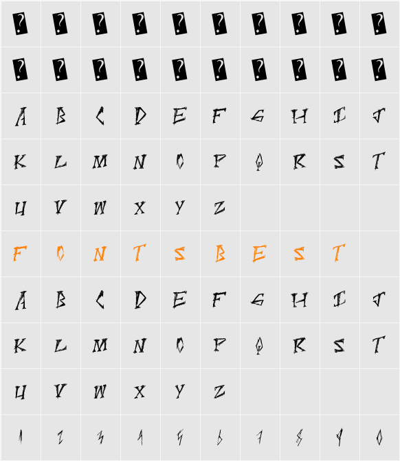ScratchPoint Character Map