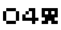 04b Font Image