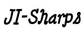 JI-Sharps Font Image