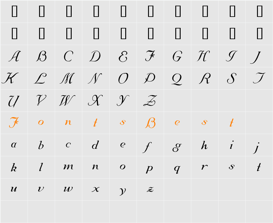 Zahariel Demo Character Map