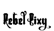 Rebel Pixy Font Image