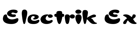 Electrik Ex Font Image