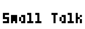 Small Talk Font Image