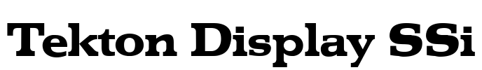 Tekton Display SSi