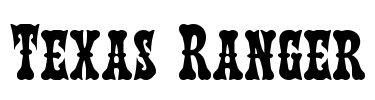 Texas Ranger Font Image