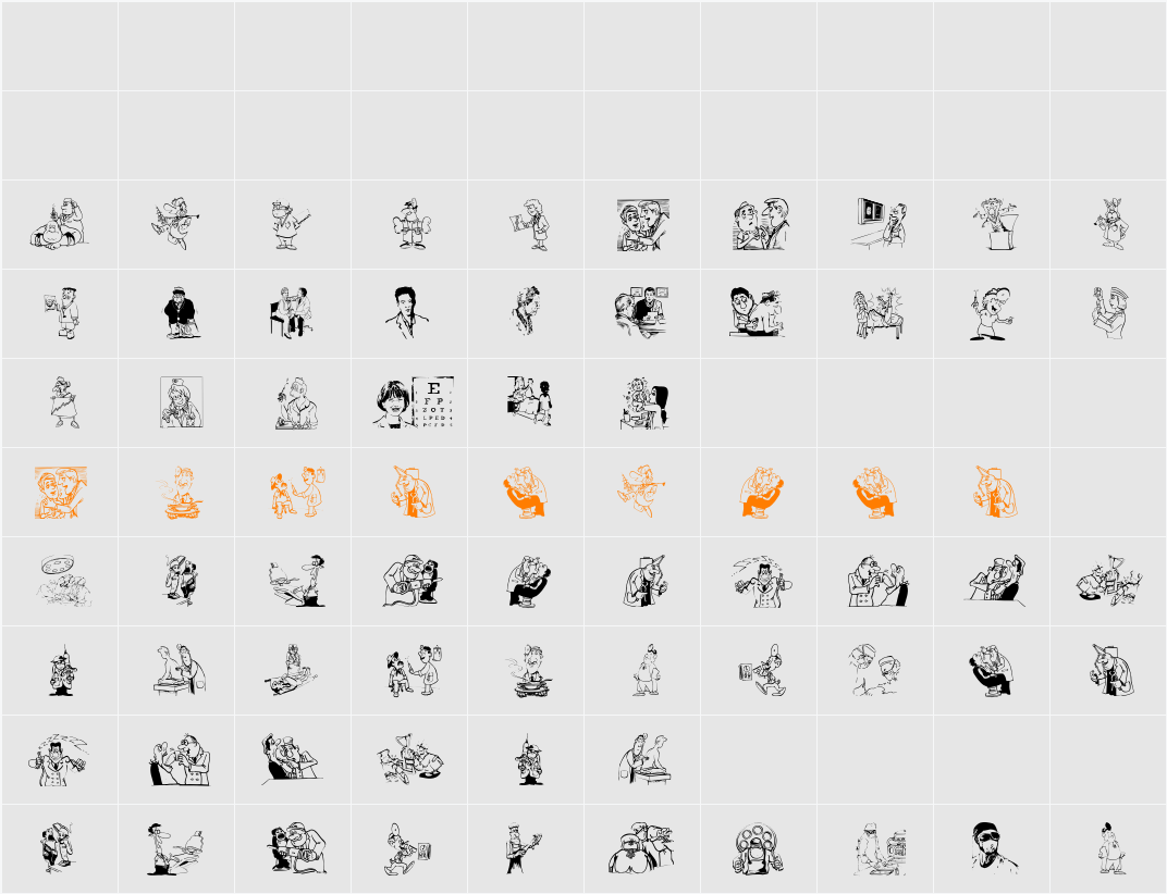 HelloDoc Character Map