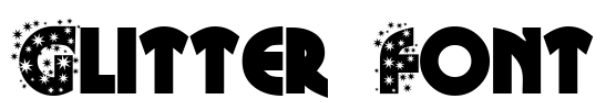 Glitter Font