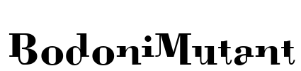 BodoniMutant