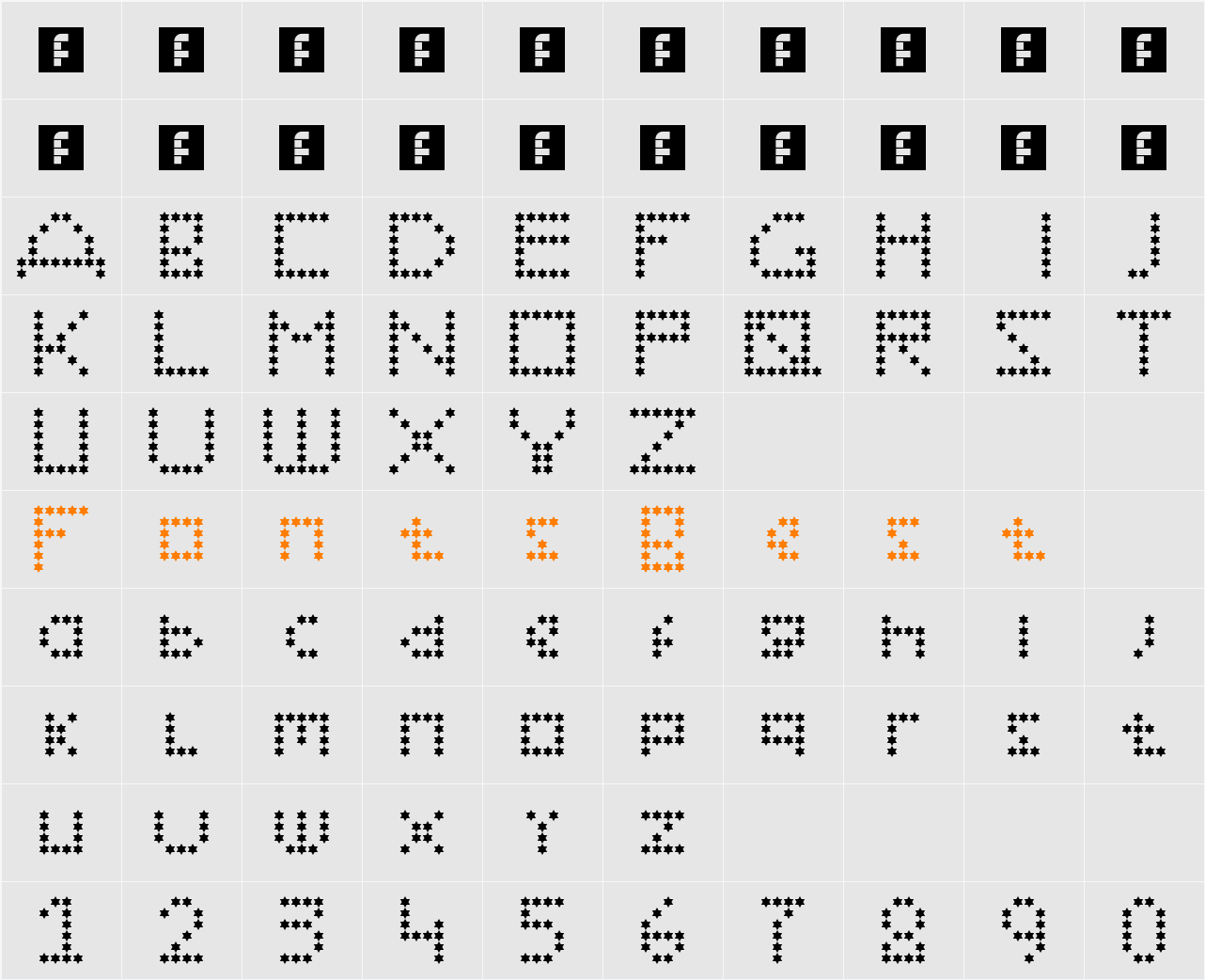 WendyMupke Character Map