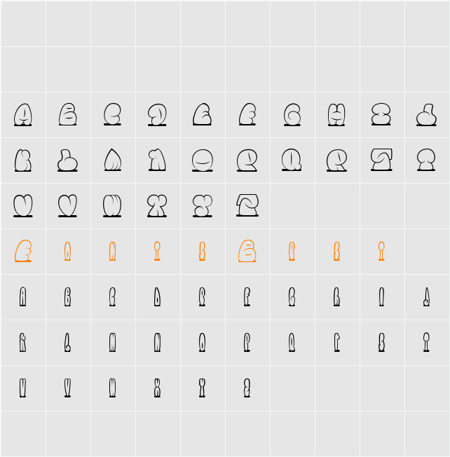 soychango Character Map