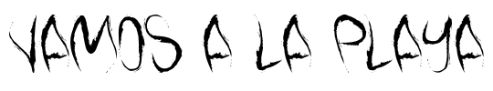 Vamos a la playa Font Image