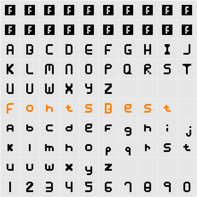 Xposure Character Map