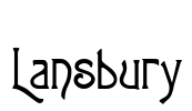 Lansbury Font Image