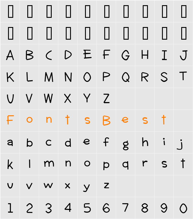 Clever Duke BTN Slick Character Map