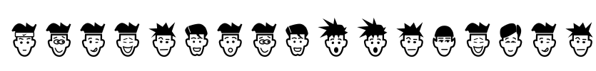 IdeasAndAppsFaces Font Image