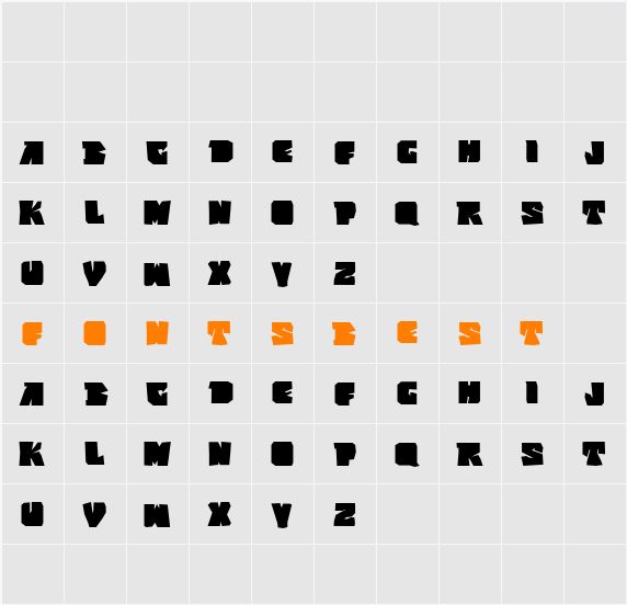 vtks super Character Map