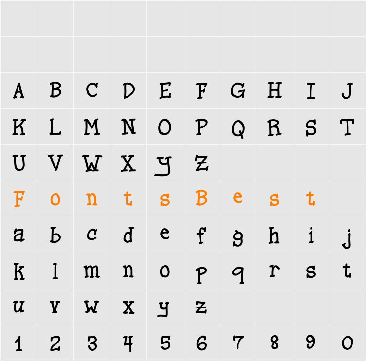 Spelling Salt Character Map