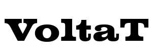 VoltaT Font Image